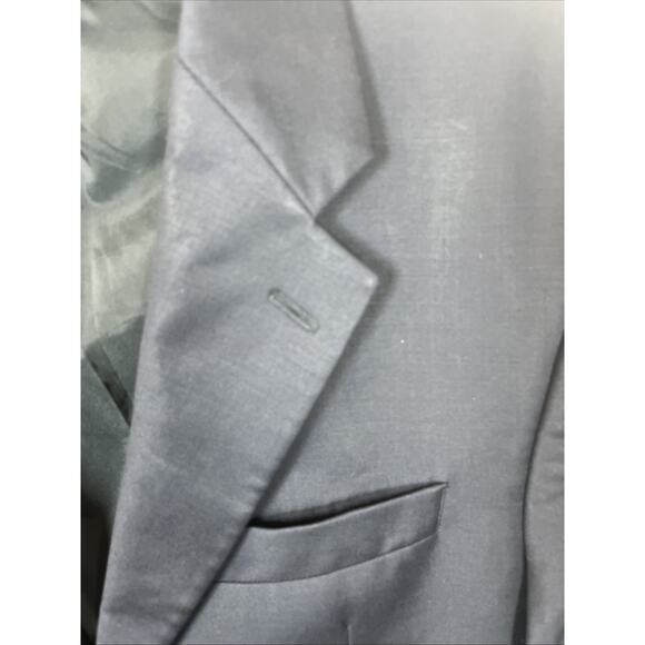 Lauren Ralph Lauren Blazer Mens 44 Short Navy Blue Wool Gold Buttons Two Button - Picture 13 of 14